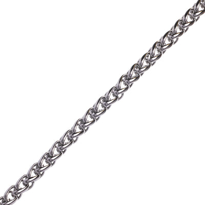 Spiral rope chain Spiga steel chain 55cm 7mm (Steel 316L)