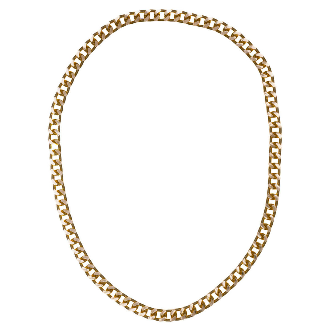 Thick armour chain aluminium necklace 1,1cm 70cm