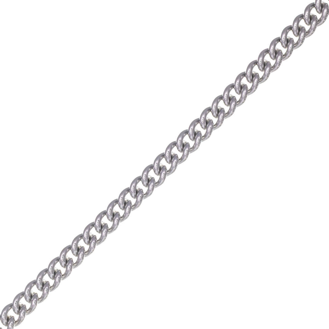 Tight armour chain steel necklace 6mm 60cm (Steel 316L)