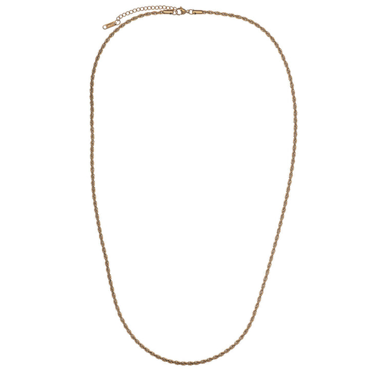 Cordelia chain steel necklace 3mm 70cm (Steel 316L)