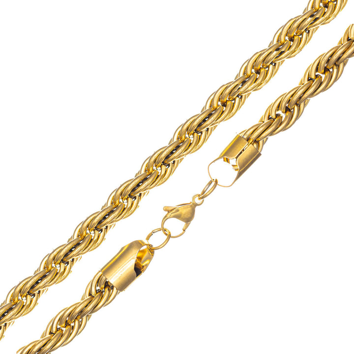 Teräksinen cordelia kaulaketju 10mm 70cm (Teräs 316L)