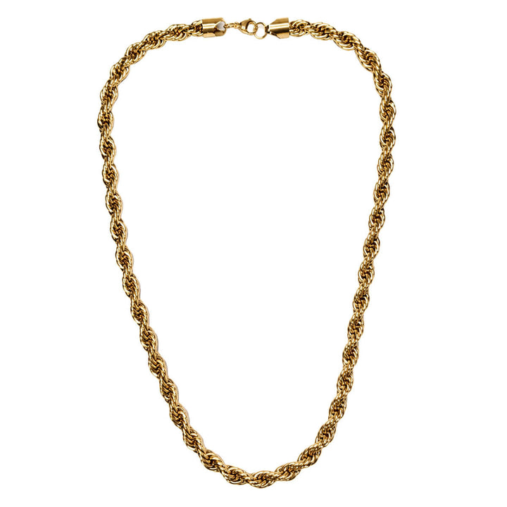 Cordell-Halskette für Herren, 1 cm, 80 cm (Edelstahl 316L)