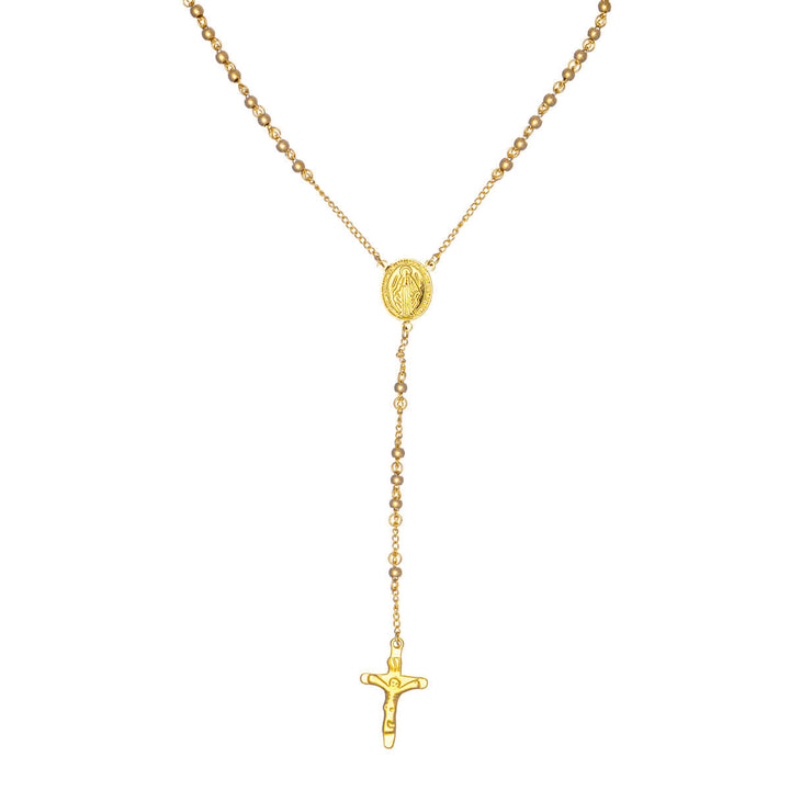 Steel rosary 68cm (Steel 316L)