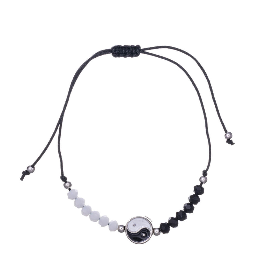 Yin-Yang-Armband Freundschaftsarmband 2tlg.