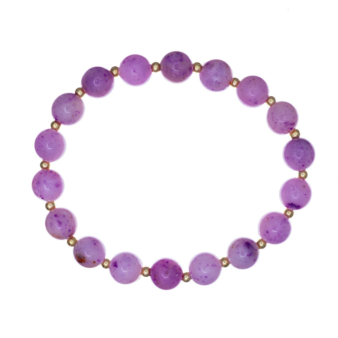 Colourful stone imitation pearl bracelet pendant 3pcs