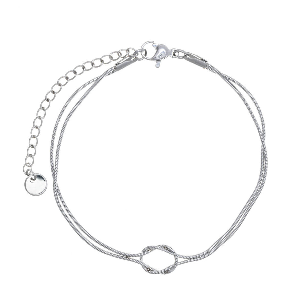 Steel knot bracelet (Steel 316L)