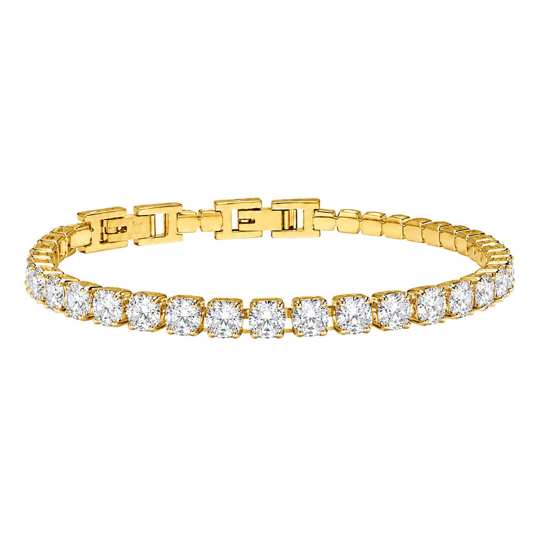 Zirconia tennis bracelet 4mm (Steel 316L)