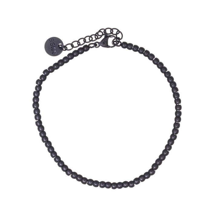 Teräksinen ohut helmi rannekoru 3mm (Teräs 316L)