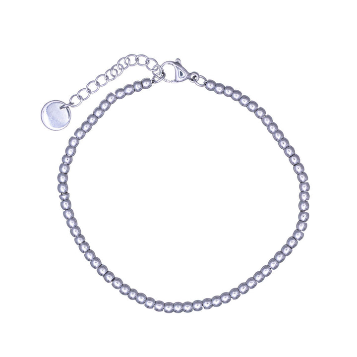 Teräksinen ohut helmi rannekoru 3mm (Teräs 316L)