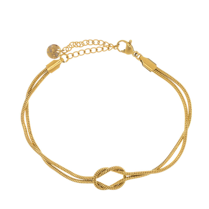 Teräksinen solmu rannekoru (Teräs 316L)