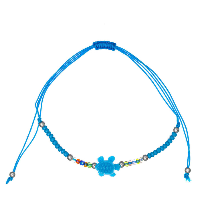 Verstellbares Schildkrötenarmband mit Perlen