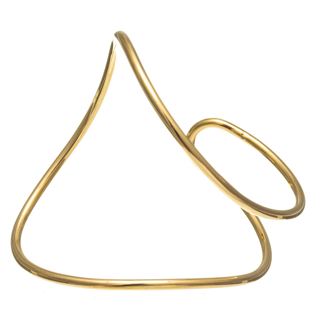 Teräksinen muotoiltu hauiskoru / rannekoru (Teräs 316L)