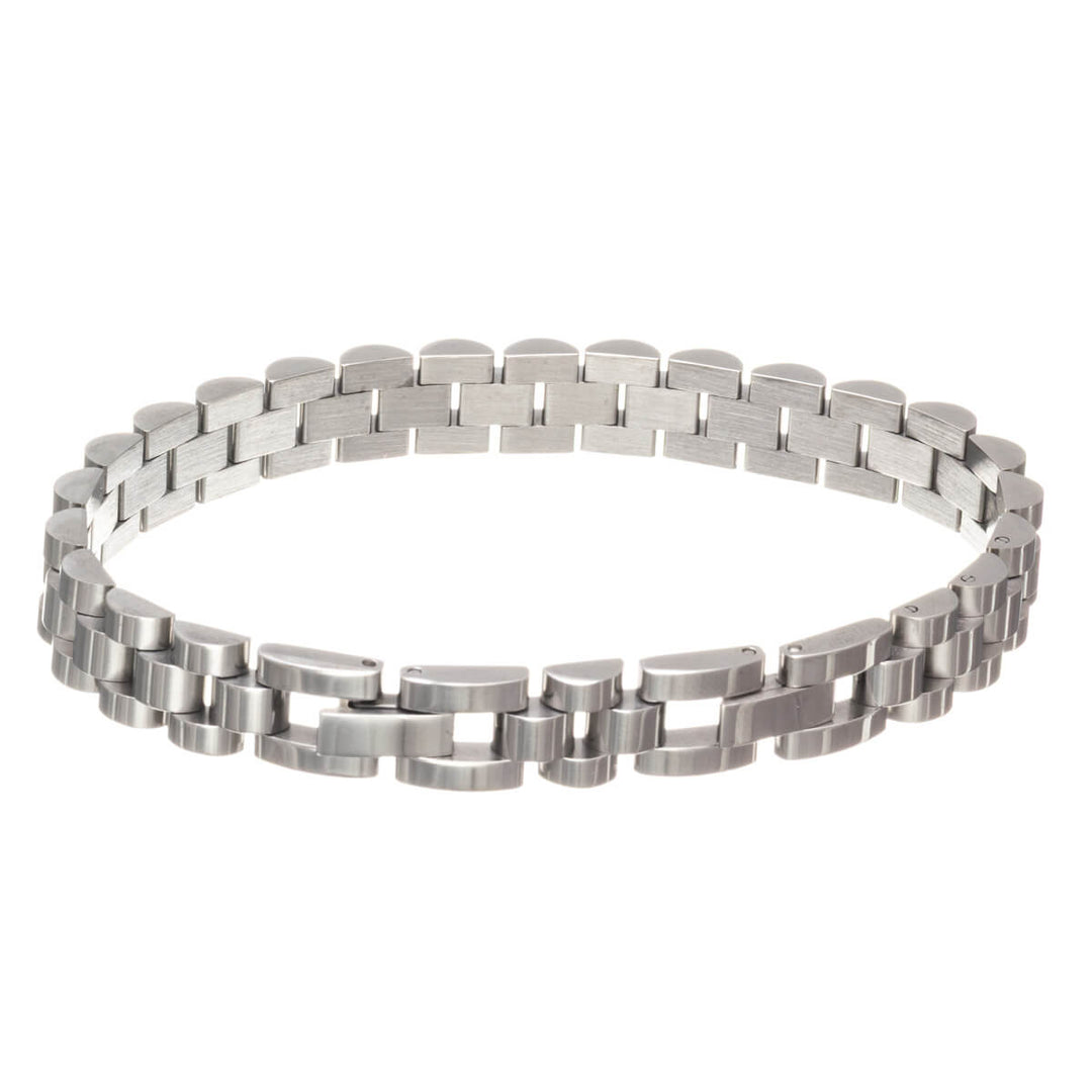 Steel president bracelet 1cm (Steel 316L)