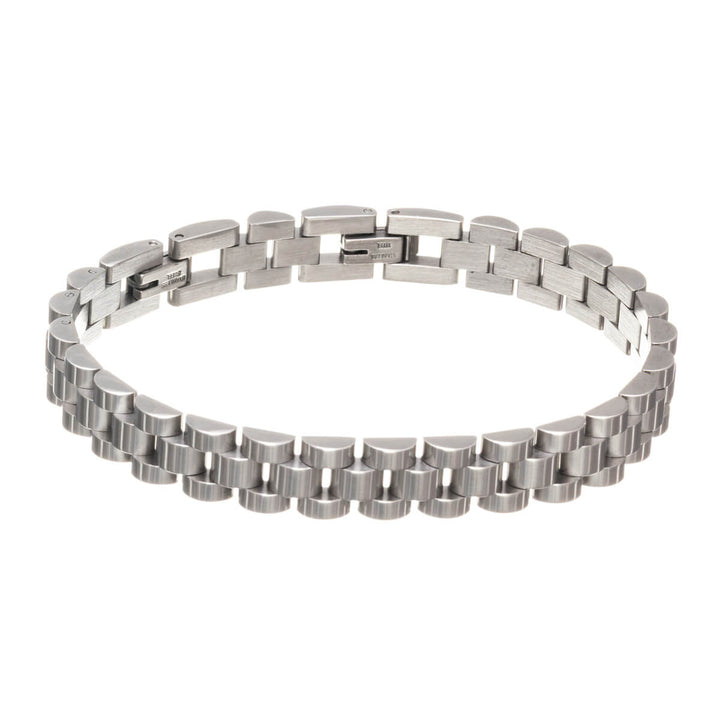 Steel president bracelet 1cm (Steel 316L)
