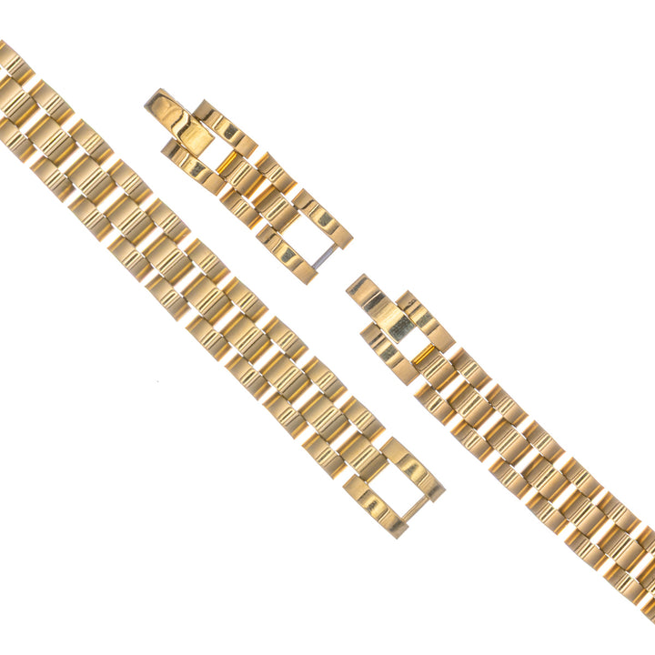 Steel president bracelet 1cm (Steel 316L)