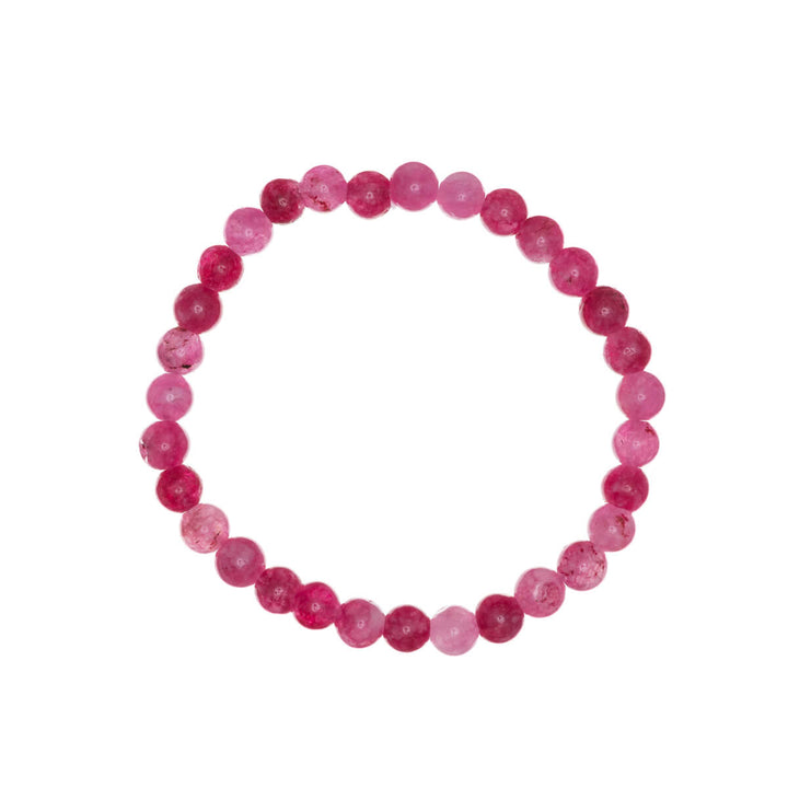 Stenpärla armband flexibel 6mm