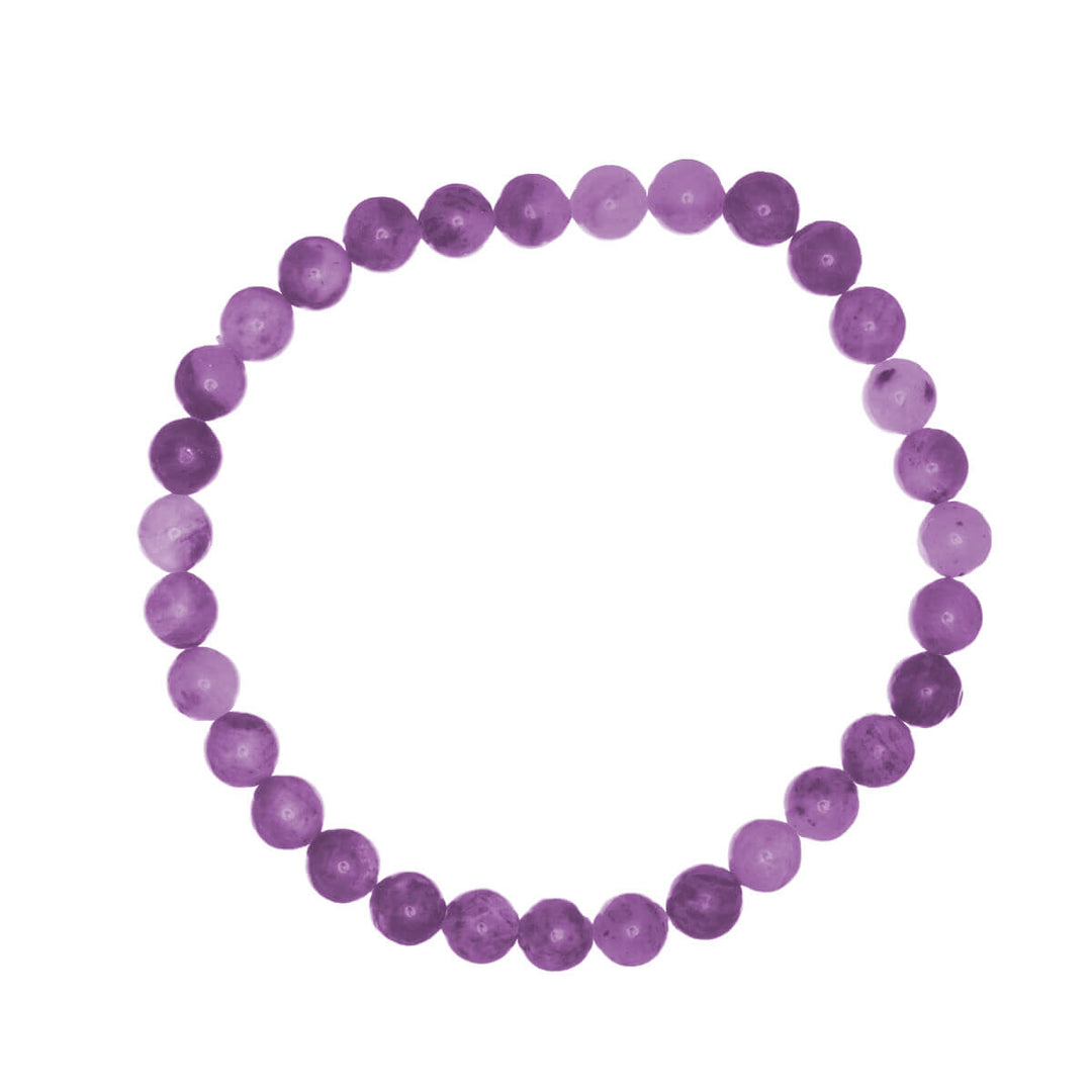 Stenpärla armband flexibel 6mm