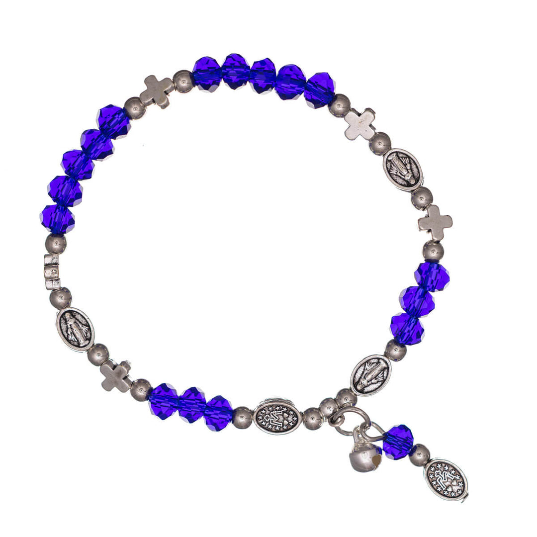 Flexibles Kreuz-Perlenarmband