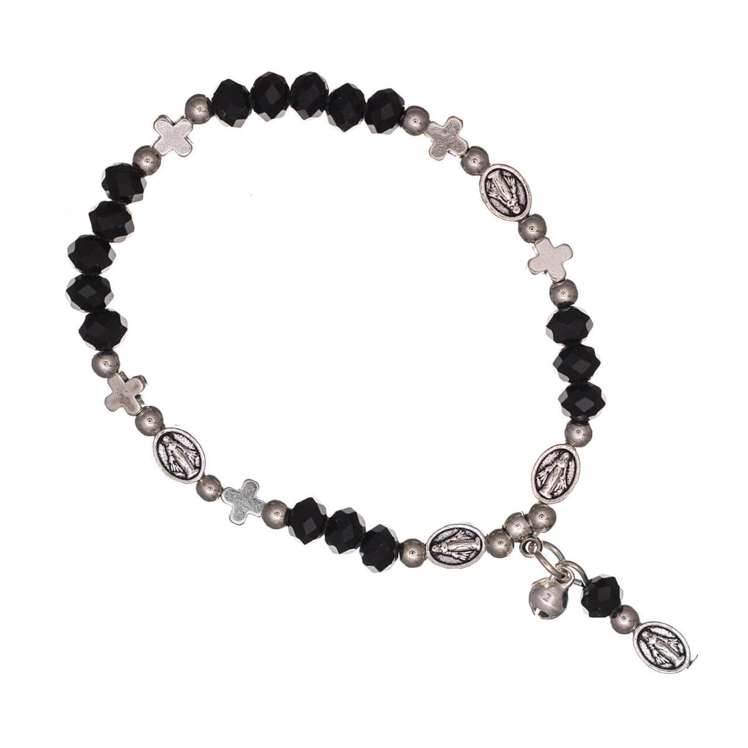 Flexibles Kreuz-Perlenarmband