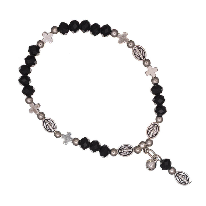 Flexibles Kreuz-Perlenarmband