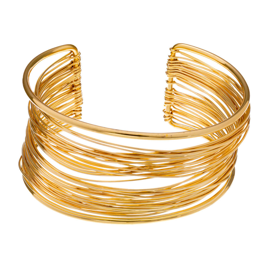 Weit offenes Stahlarmband (Stahl 316L)