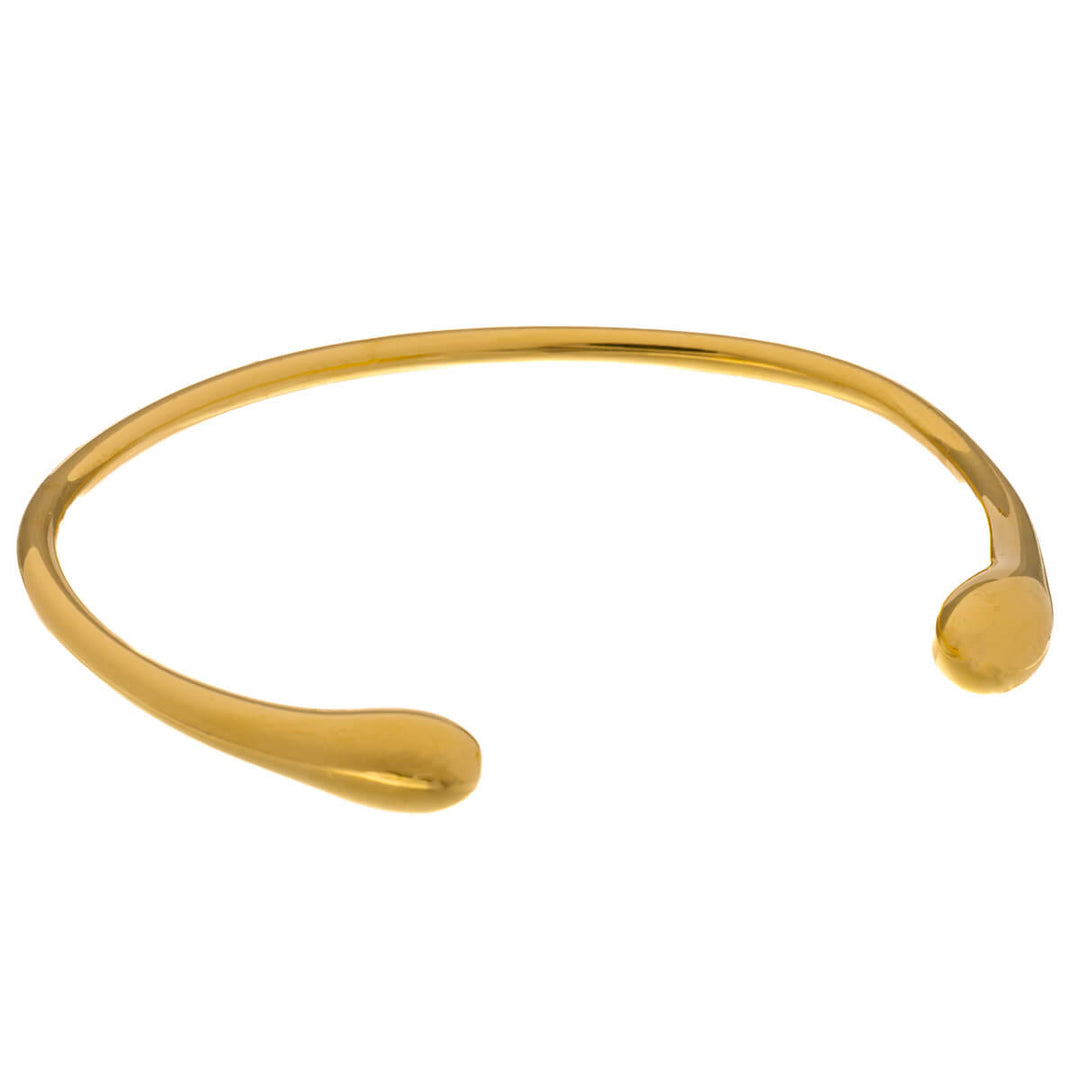 Schmales offenes Stahlarmband (Stahl 316L)