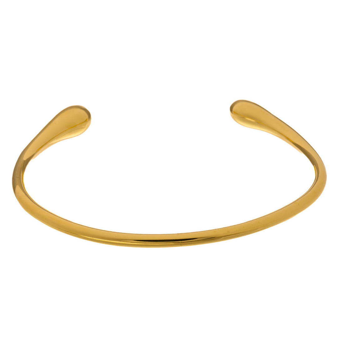 Schmales offenes Stahlarmband (Stahl 316L)