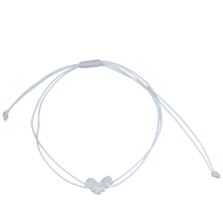 Adjustable heart-shaped bracelet