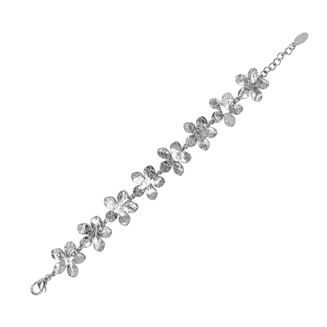 Blumenarmband aus Stahl (Edelstahl 316L)