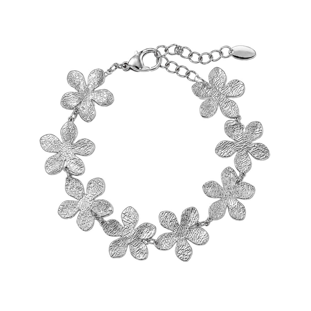 Blumenarmband aus Stahl (Edelstahl 316L)