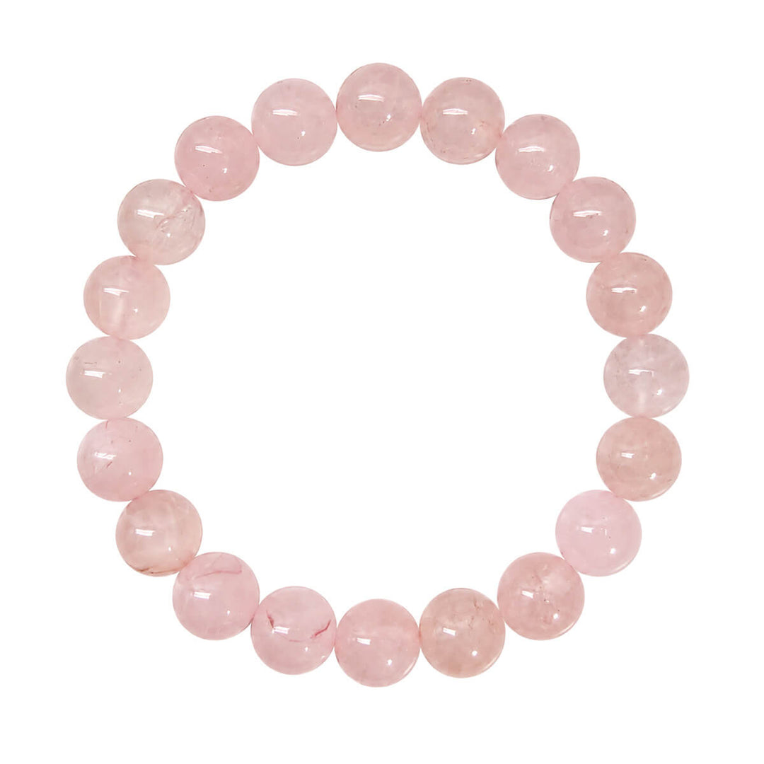 Elastisches Armband mit Steinperlen, 10 mm