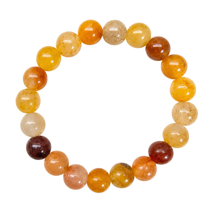 Elastisches Armband mit Steinperlen, 10 mm