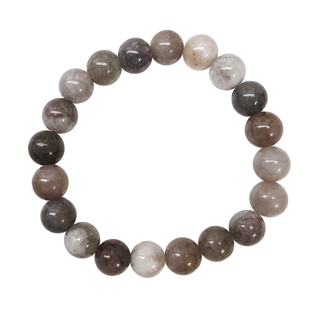 Elastisches Armband mit Steinperlen, 10 mm