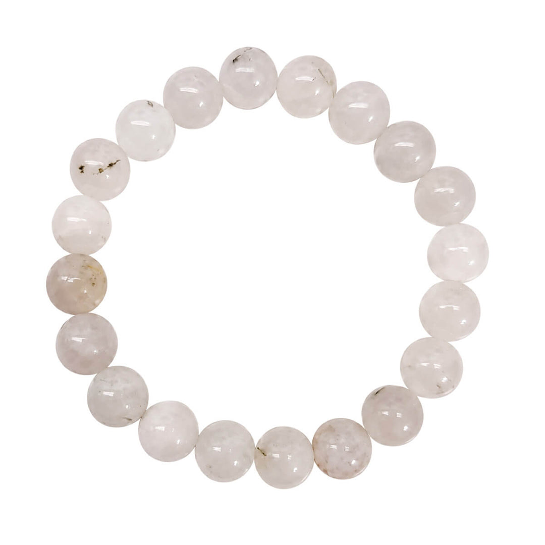 Elastisches Armband mit Steinperlen, 10 mm