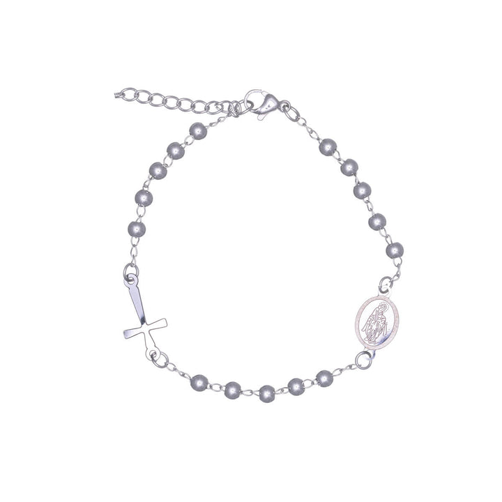 Stahl-Rosenkranz-Armband 4mm