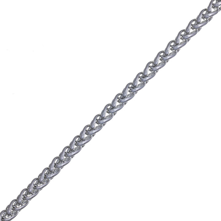 Steel narrow bracelet 4mm 21cm (Steel 316L)