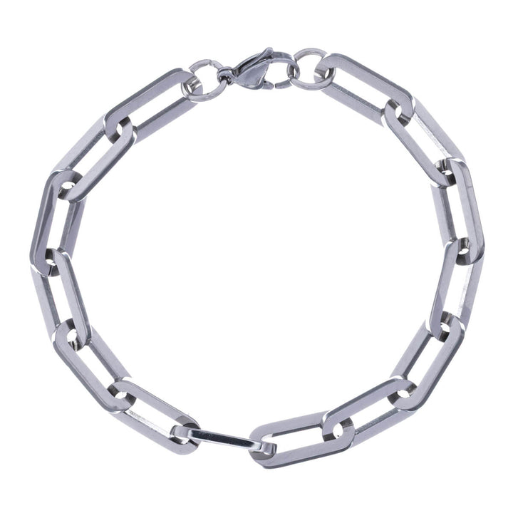 Armband i stålkabel 8 mm 23 cm (316L-stål)