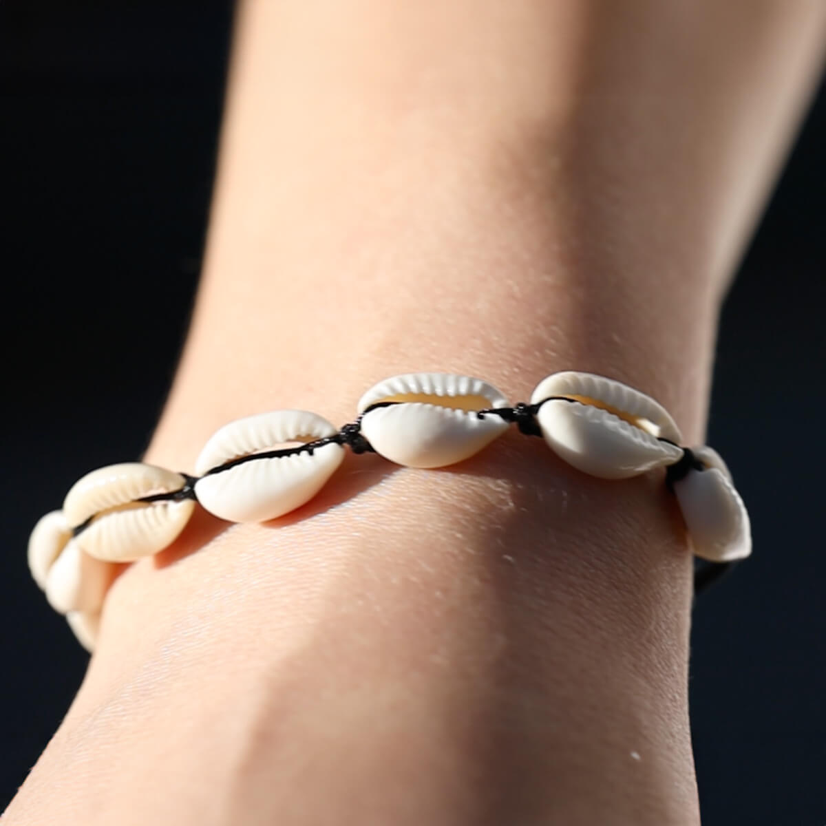 Shell bracelet, necklace & anklet set