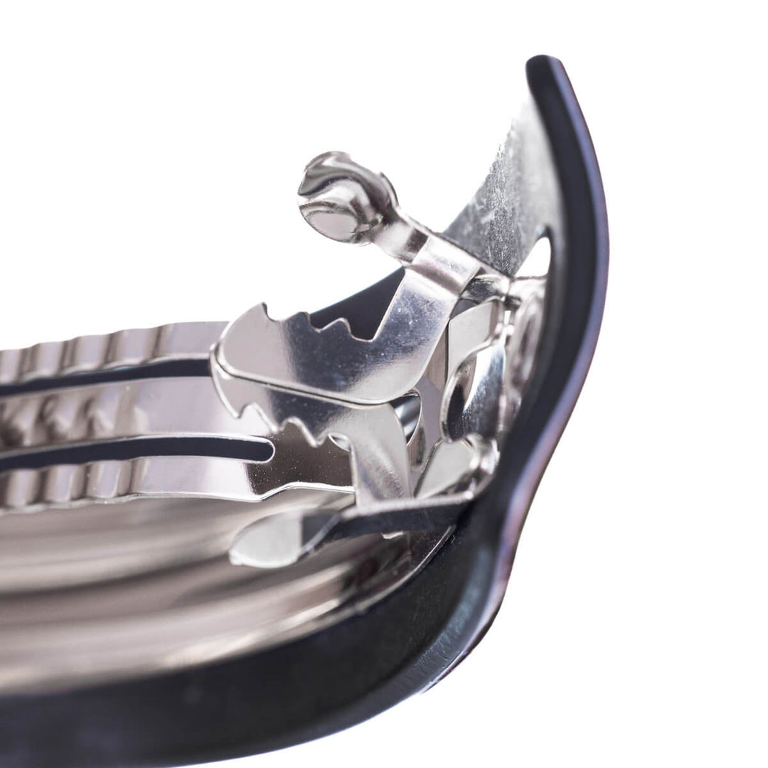 Kuvioitu kaareva suorakulmainen hiussolki 9cm