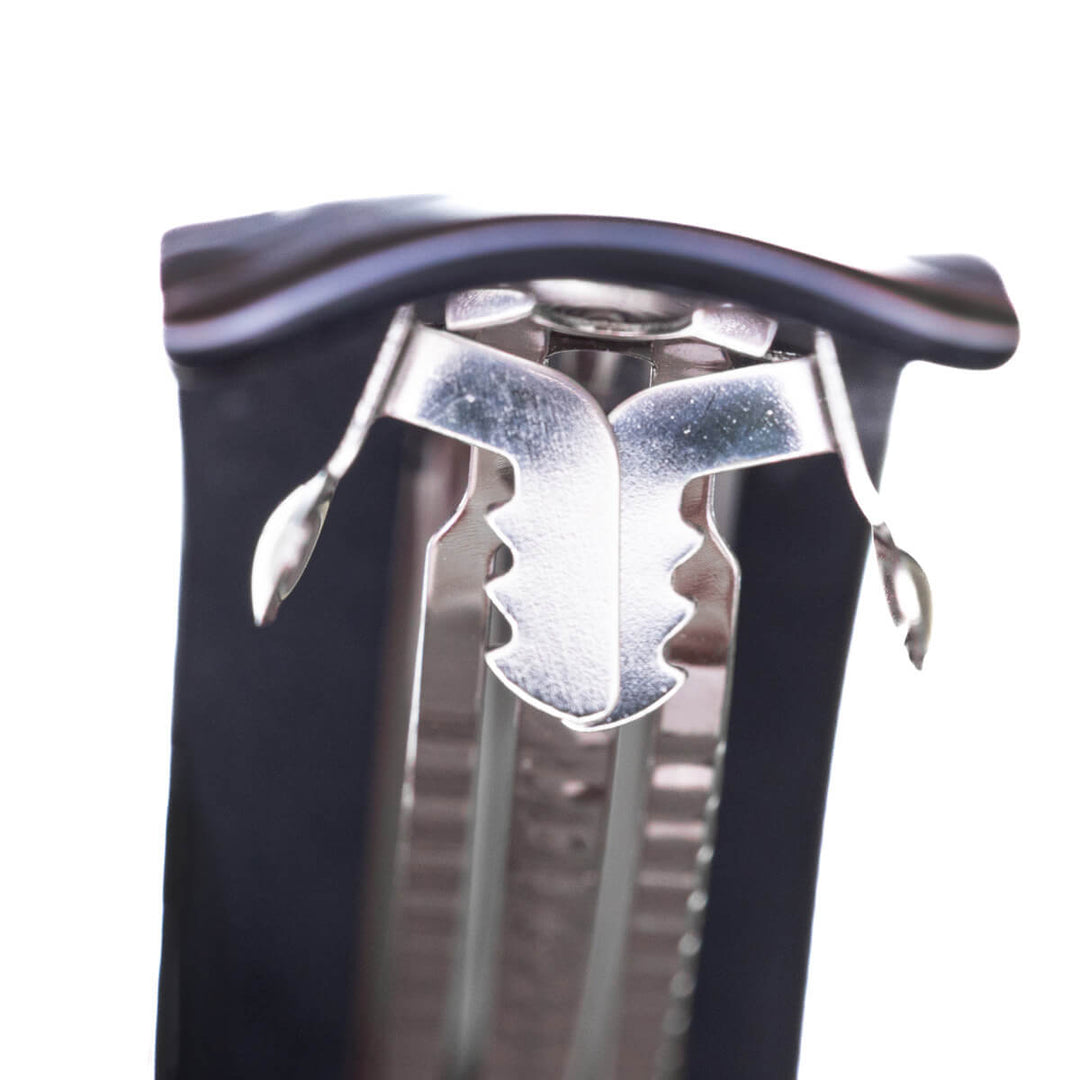 Kuvioitu kaareva suorakulmainen hiussolki 9cm