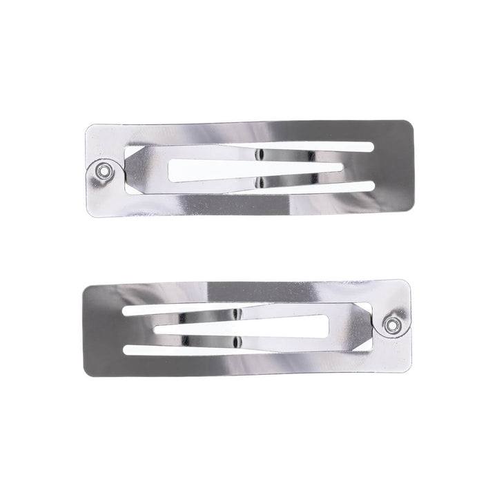 Suorakulmainen clik clak napsautettava hiusklipsi 2kpl