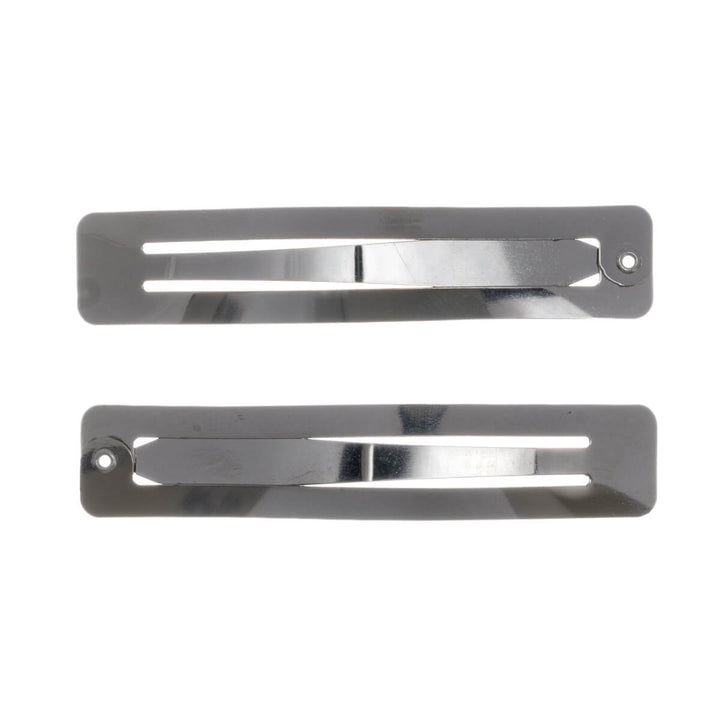 Long snap-on hair clip snap clips, 2-pack, 6.9 cm