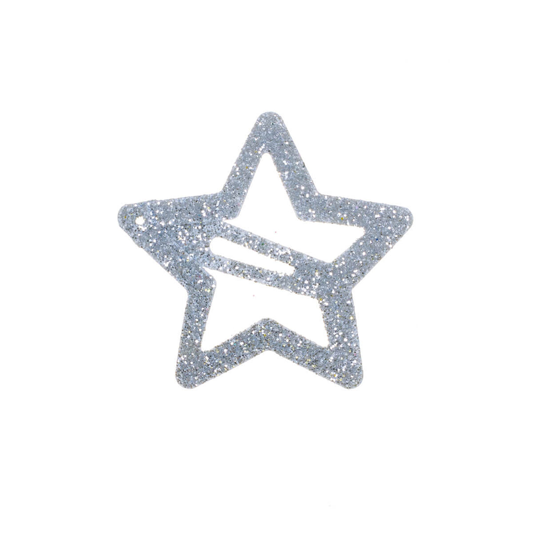 Sparkling Star snap clips Click-On Hair Clips (3-Pack)