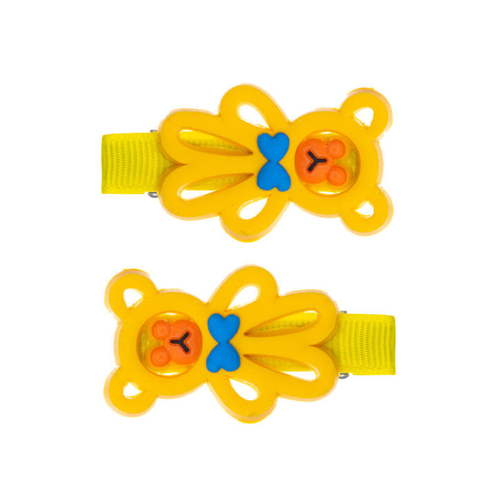 Children's hair clip teddy bear 2pcs