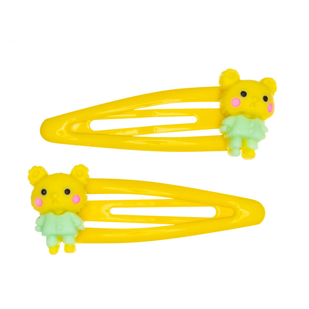 Kinder Haarspange clik clak kleine Figuren 2pcs