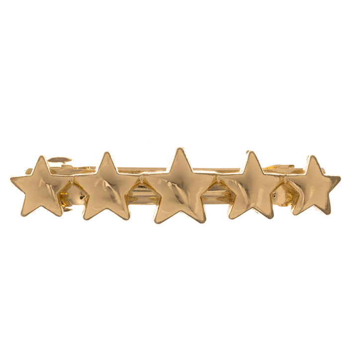 Metallic hair clip star decoration