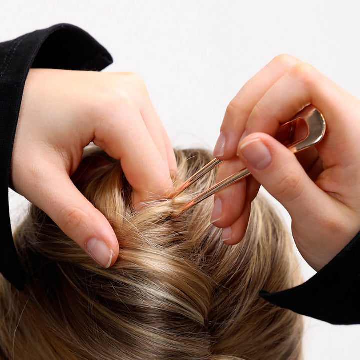 Metallische Haarnadel große Haarnadel 13cm