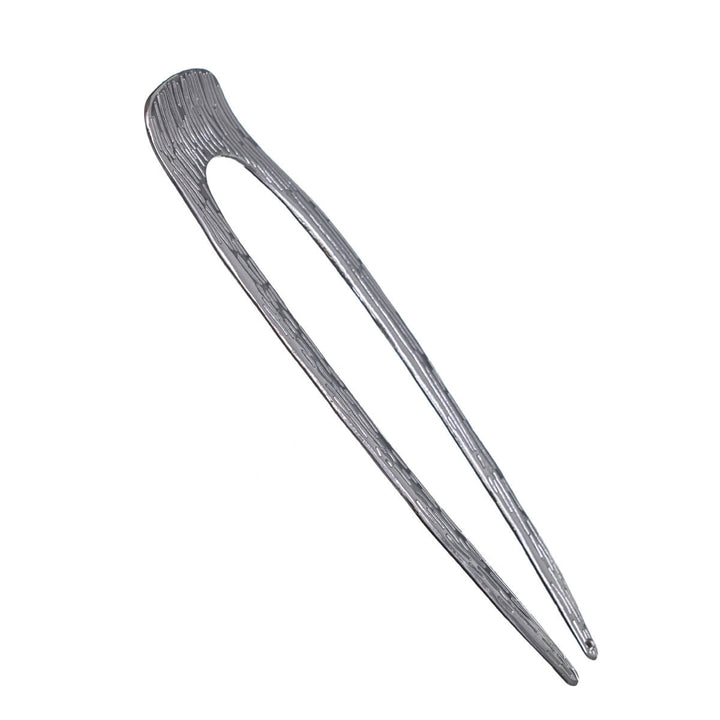 Metallisch gemustert French hair pin Französische Haarnadel 13cm