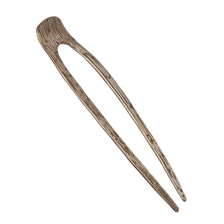 Metallisch gemustert French hair pin Französische Haarnadel 13cm