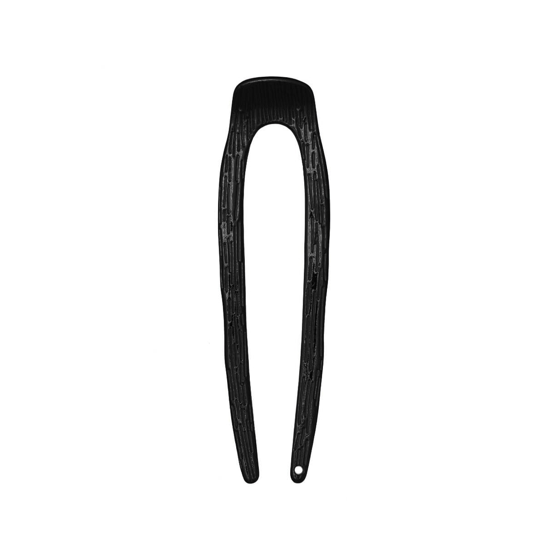 Metallisch gemustert French hair pin Französische Haarnadel 9,5cm